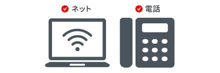 ネットと電話